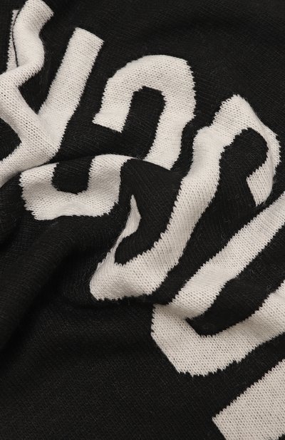 Шарф из вискозы и шерсти MOSCHINO черного цвета по цене 16400 руб., арт. 50212/M5639, фото 3 Шарф из вискозы и шерсти MOSCHINO, арт. 50212/M5639, фото 3