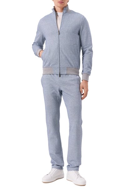 Толстовка изо льна и хлопка CAPOBIANCO, арт. 18M452.LUR0., фото 2