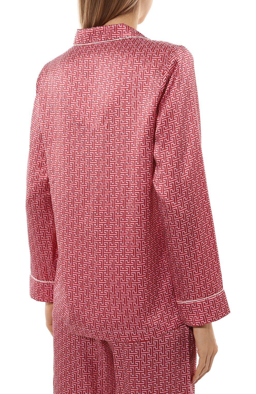 Шелковая пижама DEREK ROSE розового цвета по цене 85050 руб., арт. 2050-BRIN109, фото 4 Шелковая пижама DEREK ROSE, арт. 2050-BRIN109, фото 4