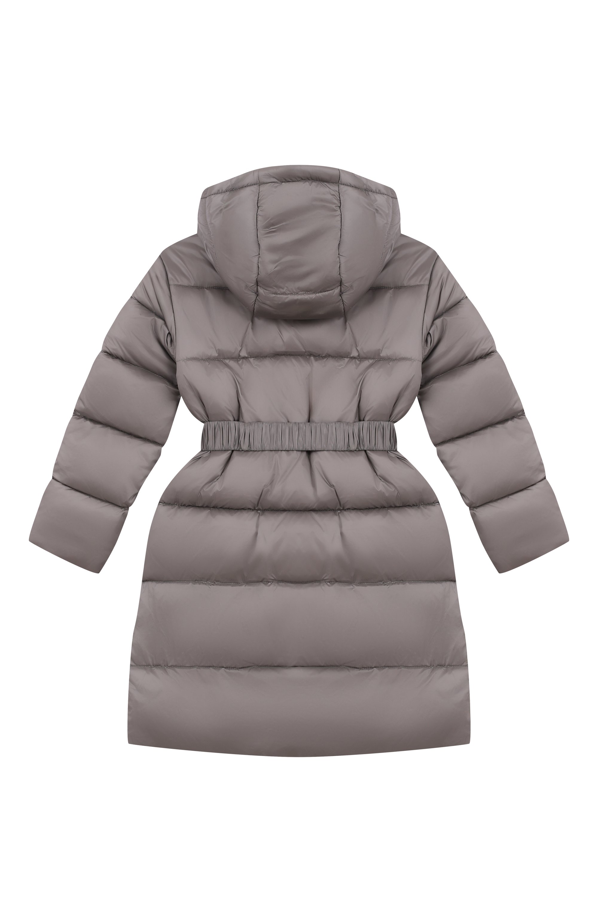 Утепленное пальто ERMANNO SCERVINO серого цвета по цене 32350 руб., арт. SFGB034C, фото 2 Утепленное пальто ERMANNO SCERVINO, арт. SFGB034C, фото 2