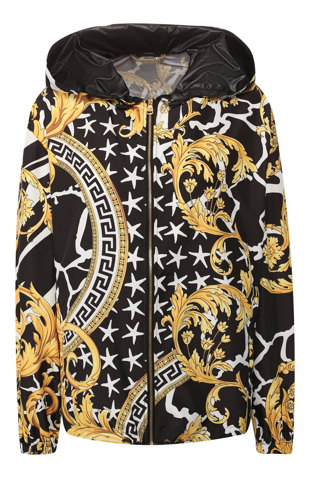 Куртка с принтом VERSACE разноцветного цвета по цене 137000 руб., арт. A84010/A231034, фото 1 Куртка с принтом VERSACE, арт. A84010/A231034, фото 1