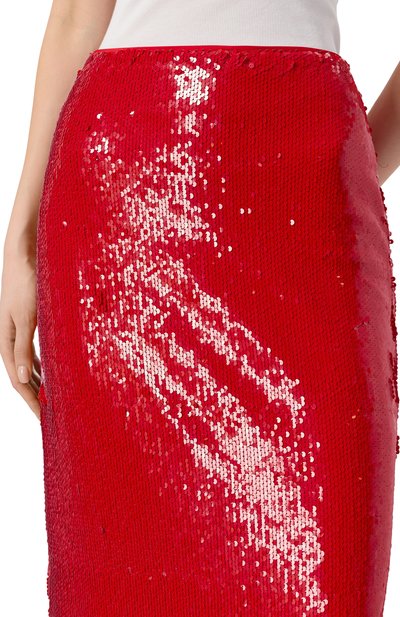 Юбка с отделкой пайетками MSGM, арт. 3842MDD12/257309, фото 5