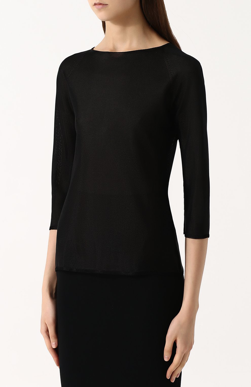 Пуловер с укороченным рукавом GIORGIO ARMANI, арт. 3ZAMA8/AM78Z, фото 3