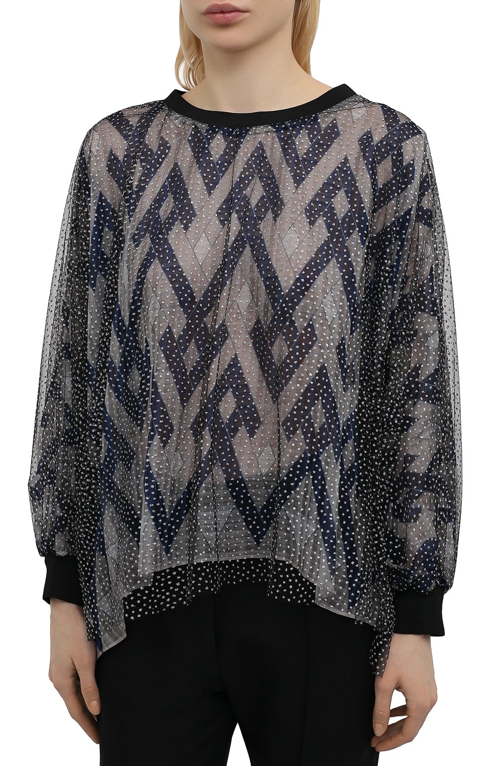 Блузка из шелка и вискозы GIORGIO ARMANI, арт. 1SHCCZ13/TZ818, фото 3