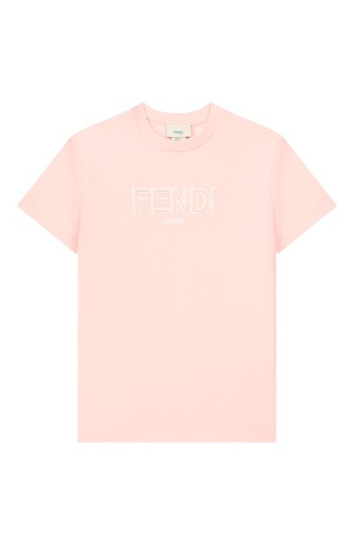 Хлопковая футболка FENDI, арт. JUI202/7AJ/3A-6A