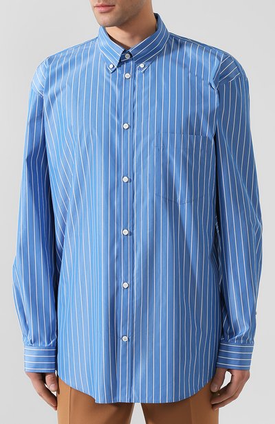 Хлопковая рубашка BALENCIAGA, арт. 556878/TGM07, фото 3