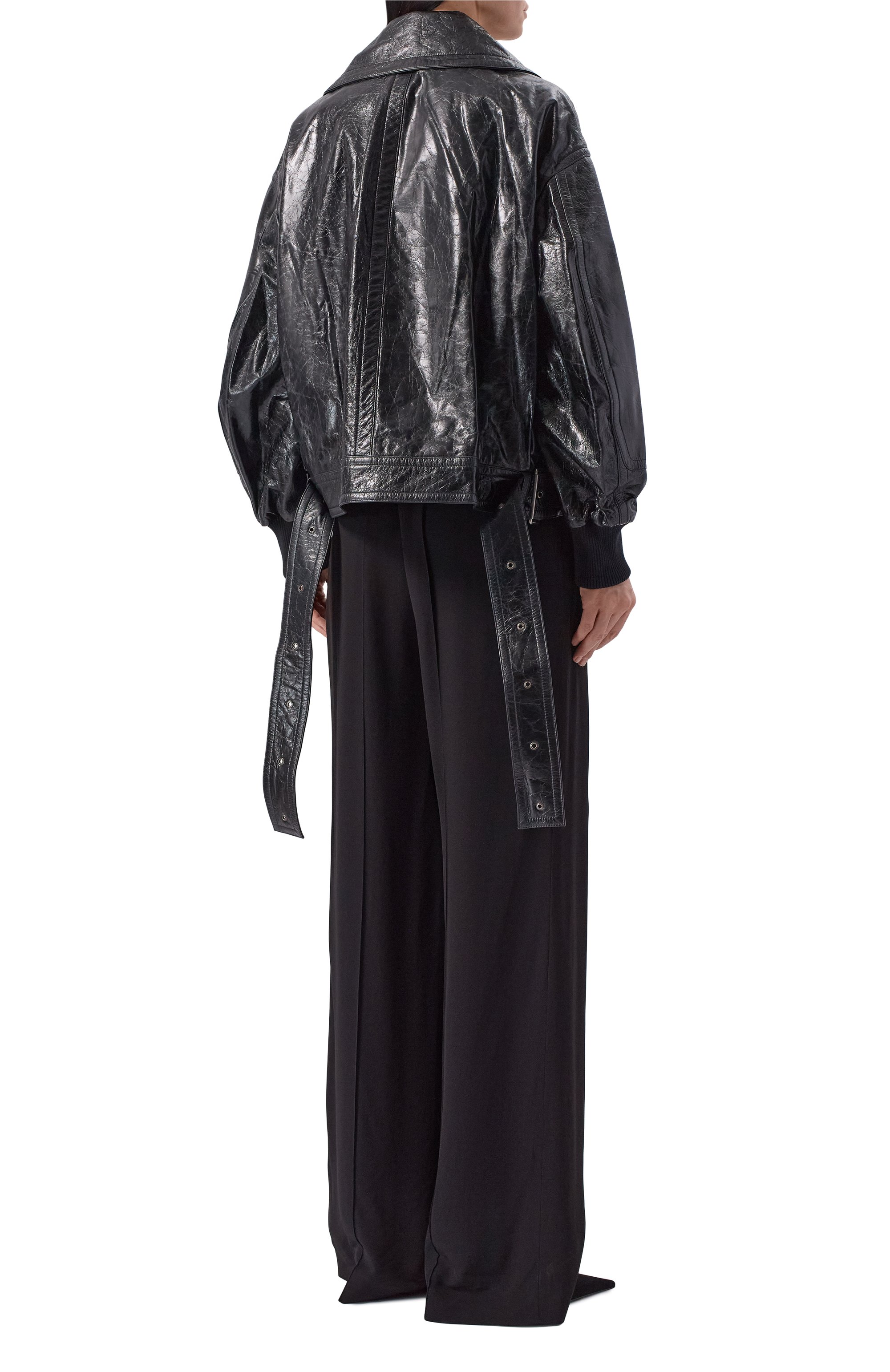 Кожаная куртка CO черного цвета по цене 286000 руб., арт. 6457ABCL-PS26, фото 4 Кожаная куртка CO, арт. 6457ABCL-PS26, фото 4