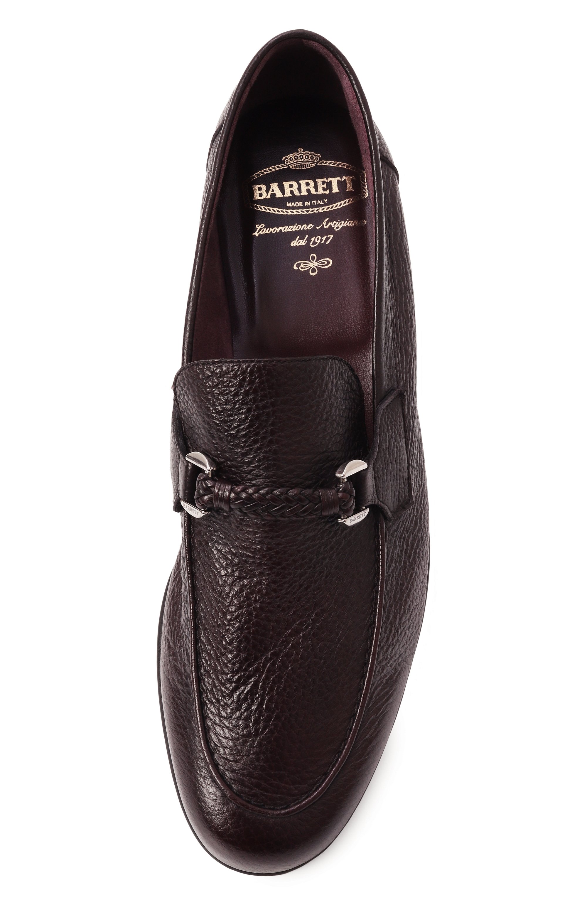 Кожаные лоферы BARRETT, арт. 171U067.18/CERV0 ASP0RTABILE, фото 6