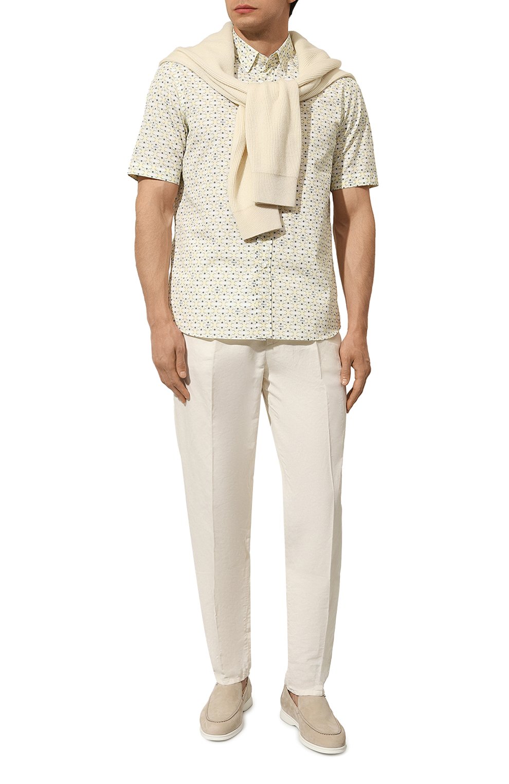 Хлопковая рубашка ZILLI, арт. LINAM5M010003250Q, фото 2