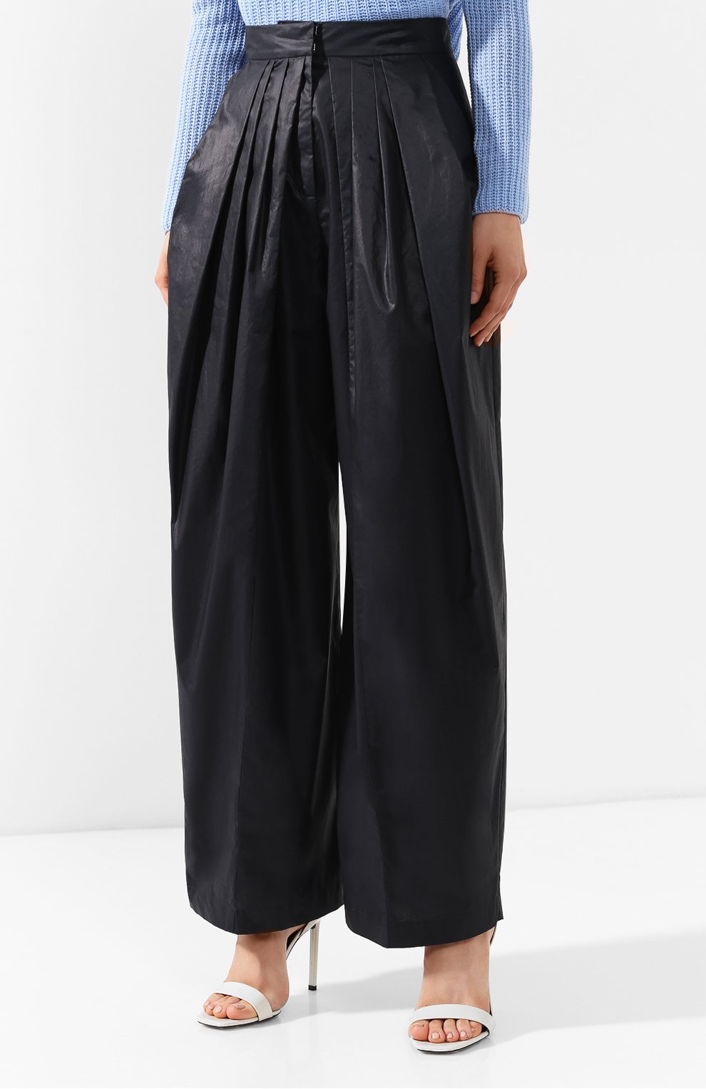 Хлопковые брюки VIKA GAZINSKAYA, арт. SS19-1719, фото 3
