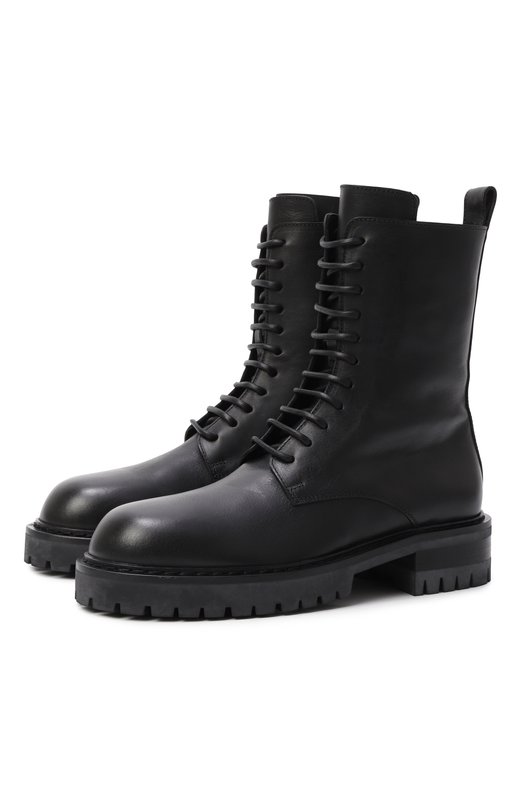 Кожаные ботинки Skagi Ann Demeulemeester B0013288/LT141 Чёрный B0013288/LT141
