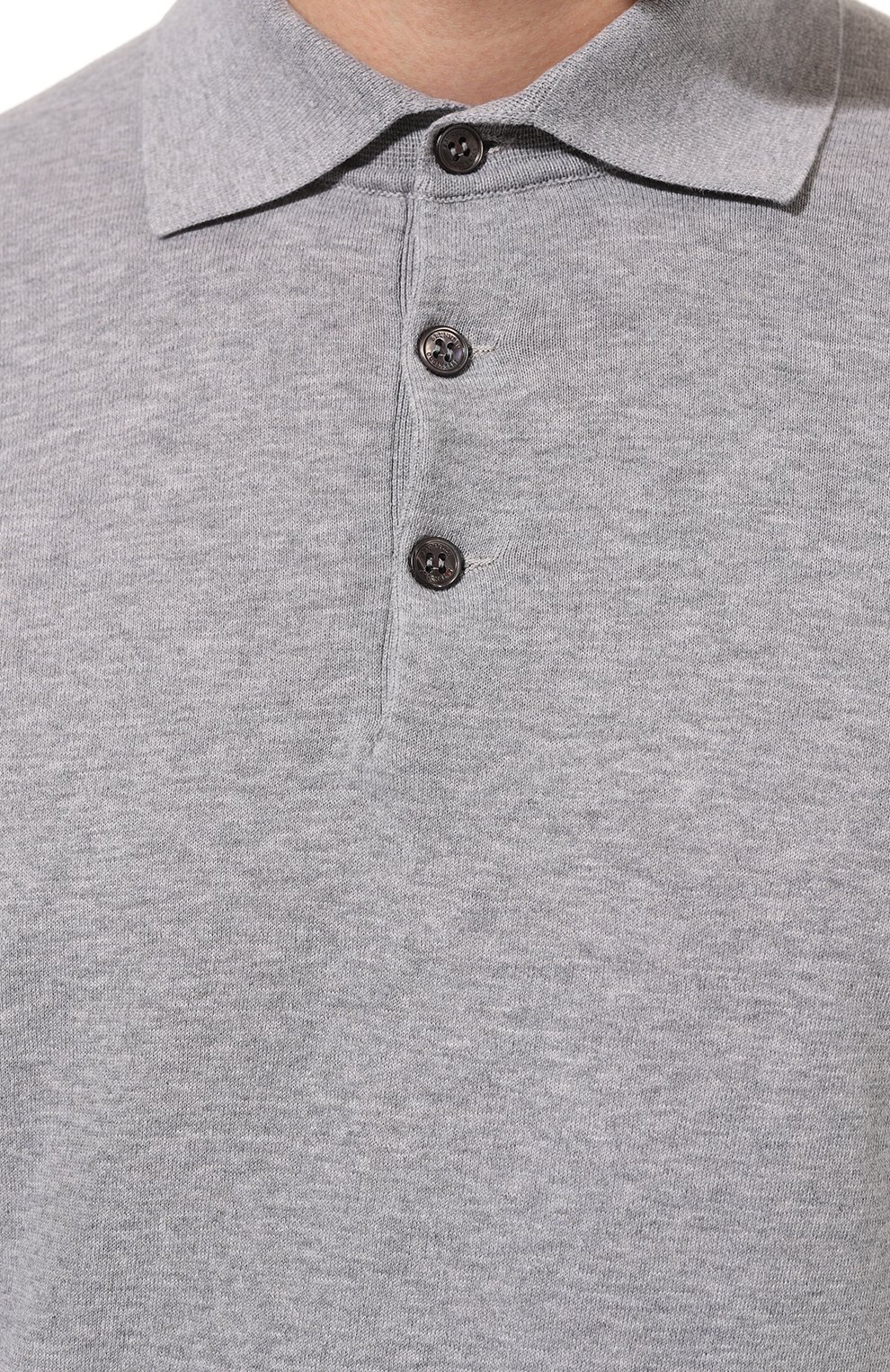 Хлопковое поло BRUNELLO CUCINELLI, арт. M29800135, фото 5