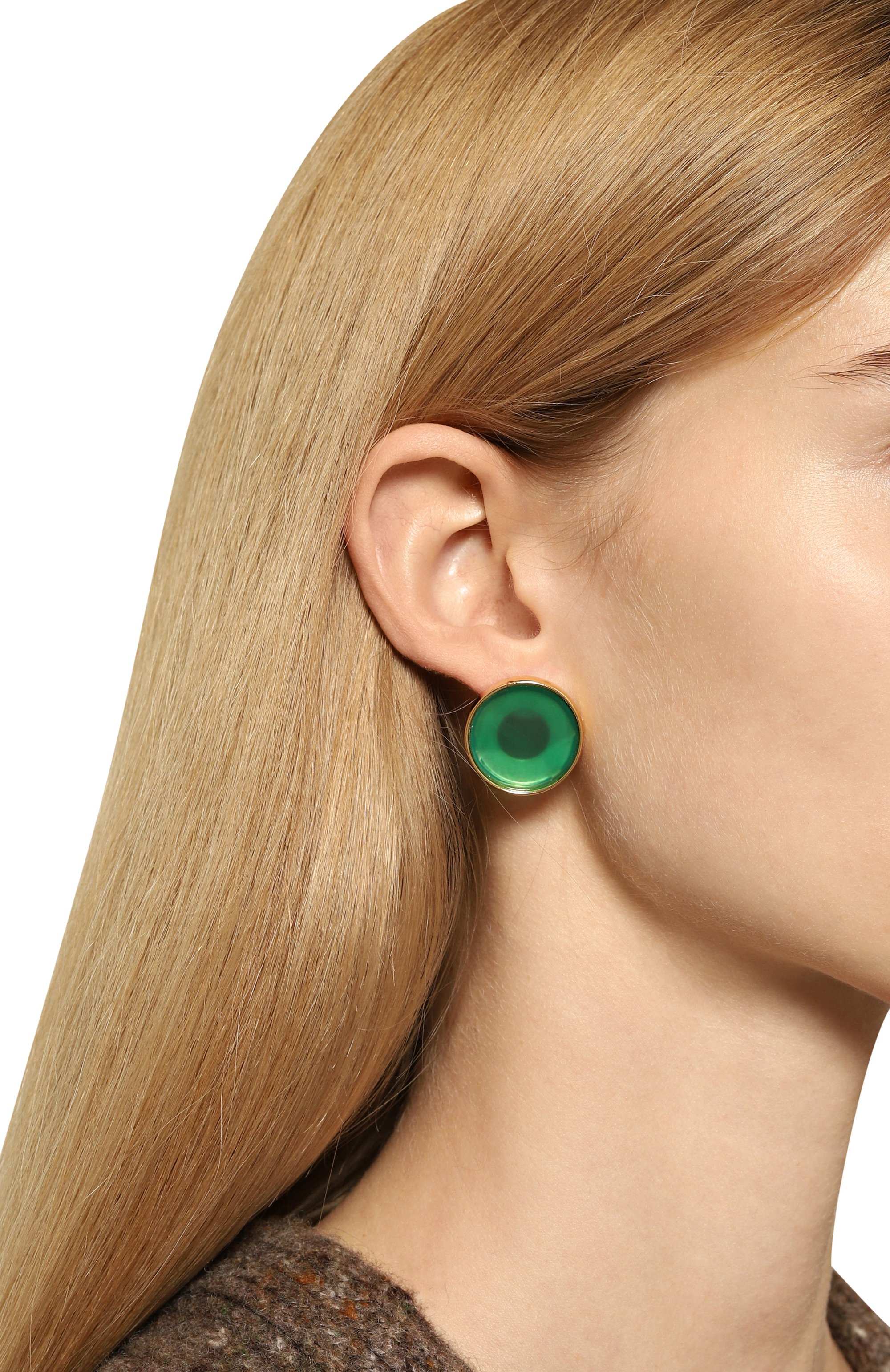 Серьги CRYSTALLINE JEWELLERY зеленого цвета по цене 15400 руб., арт. 396B, фото 2 Серьги CRYSTALLINE JEWELLERY, арт. 396B, фото 2