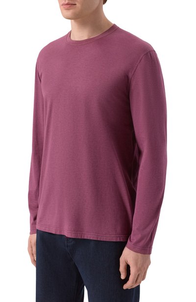 Лонгслив из хлопка и кашемира KITON, арт. UMK073510, фото 3