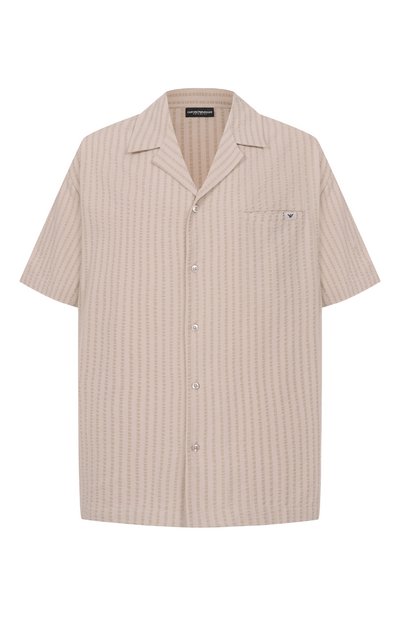 Мужская рубашка из лиоцелла и хлопка EMPORIO ARMANI, арт. EM000593/AF20430