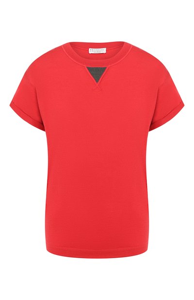 Женский топ из смеси шерсти и кашемира BRUNELLO CUCINELLI, арт. M14814520