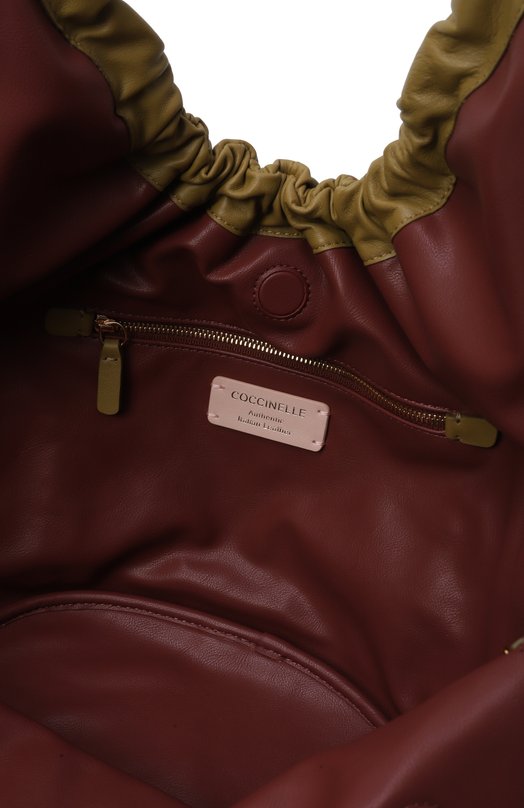 Сумка Smash medium Coccinelle E1 U5F 11 02 01 Хаки  E1 U5F 11 02 01 Фото 5