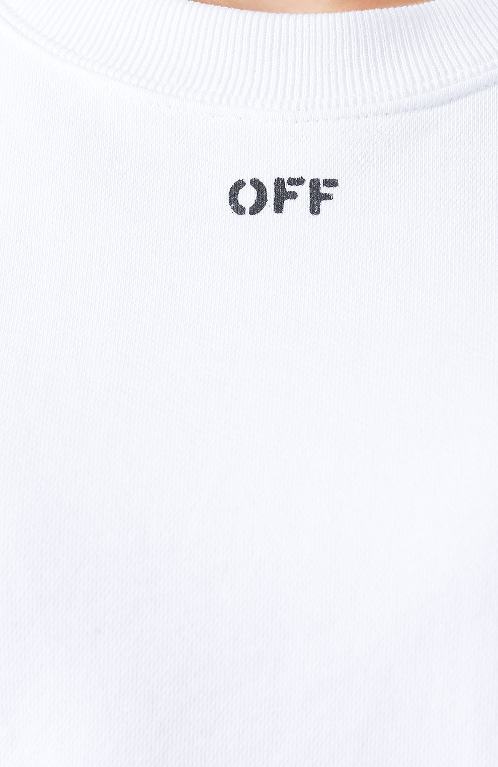 Хлопковый свитшот OFF-WHITE, арт. 0WBA026R190030530110, фото 5