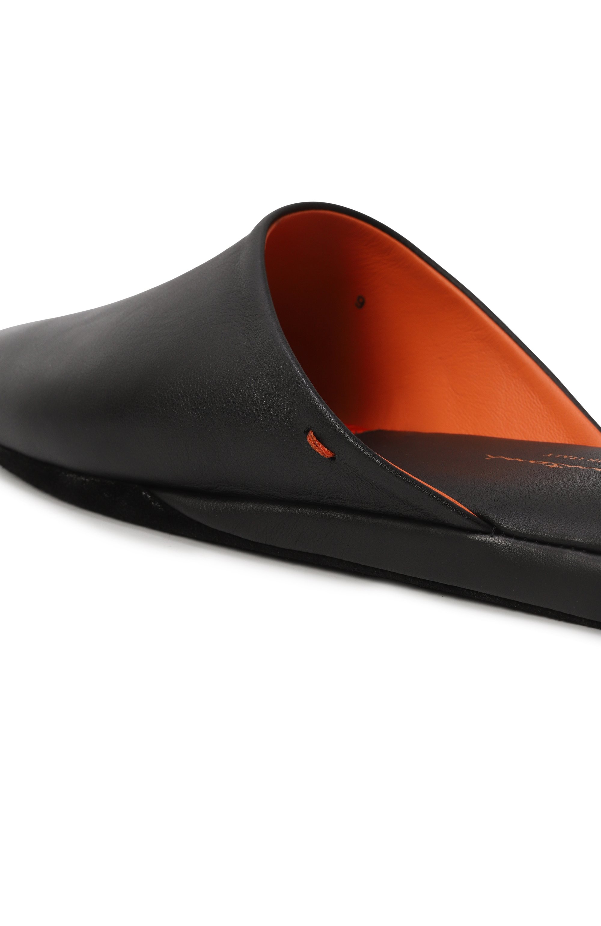 Кожаные домашние туфли SANTONI, арт. PMXGA1644XXX1CLB, фото 7