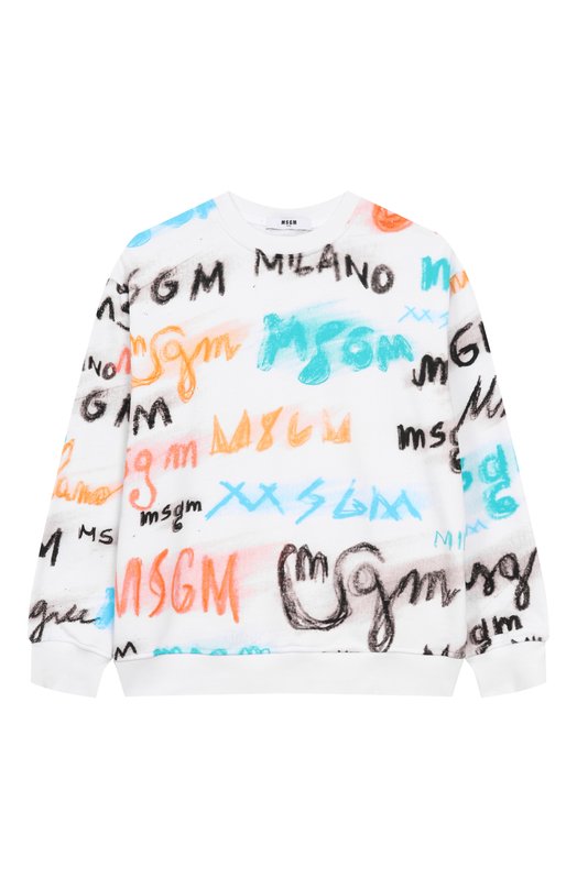 Хлопковый свитшот MSGM kids