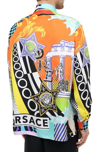 Шелковая рубашка VERSACE, арт. A84050/A235620, фото 4