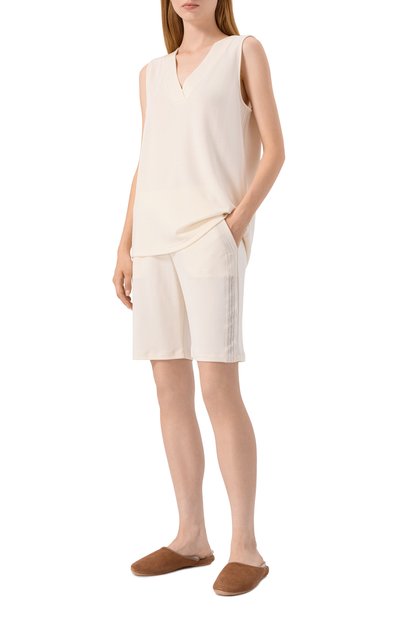 Топ HANRO кремового цвета по цене 20630 руб., арт. 078477, фото 2 Топ HANRO, арт. 078477, фото 2