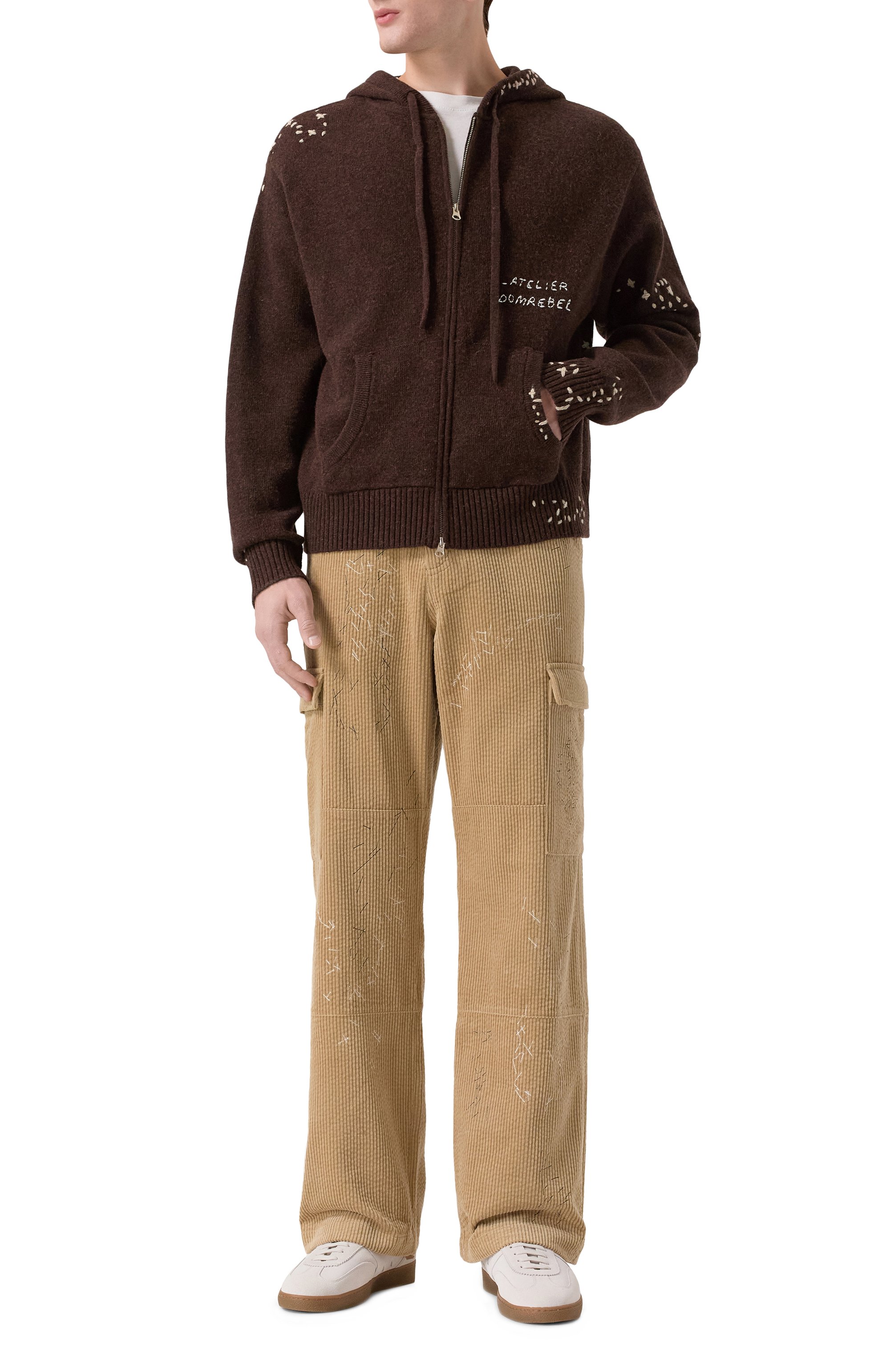 Кардиган DOMREBEL, арт. M 0FFICE/KNIT H00DIE ZIP, фото 2