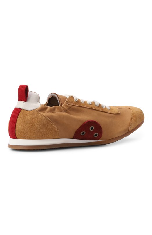 Кожаные кроссовки Uma Wang US9587 Коричневый  US9587 Фото 4