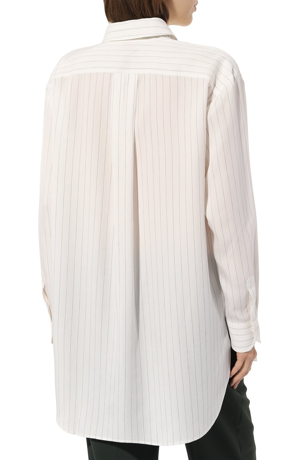 Рубашка из лиоцелла HUGO молочного цвета по цене 19800 руб., арт. 50494628, фото 4 Рубашка из лиоцелла HUGO, арт. 50494628, фото 4