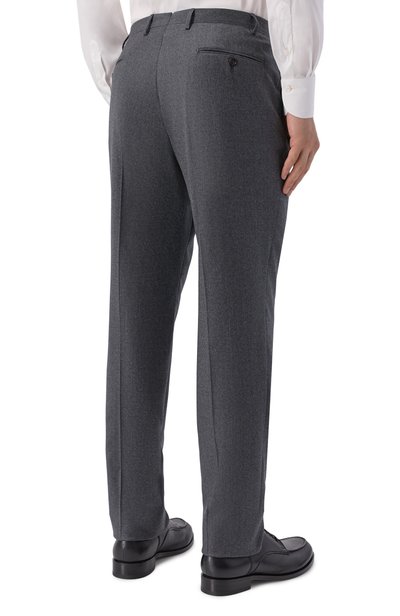 Шерстяные брюки CORNELIANI темно-серого цвета по цене 56450 руб., арт. 285B03/2A18581, фото 4 Шерстяные брюки CORNELIANI, арт. 285B03/2A18581, фото 4