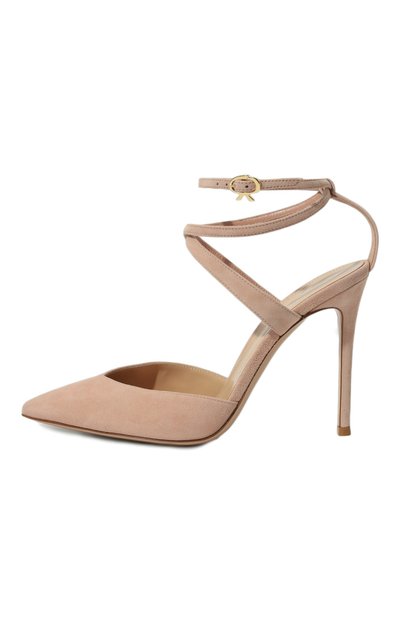 Замшевые туфли GIANVITO ROSSI, арт. G95353.15RIC.CAMPEAH, фото 4