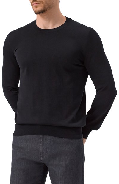 Хлопковый джемпер BRUNELLO CUCINELLI, арт. M2900100, фото 3