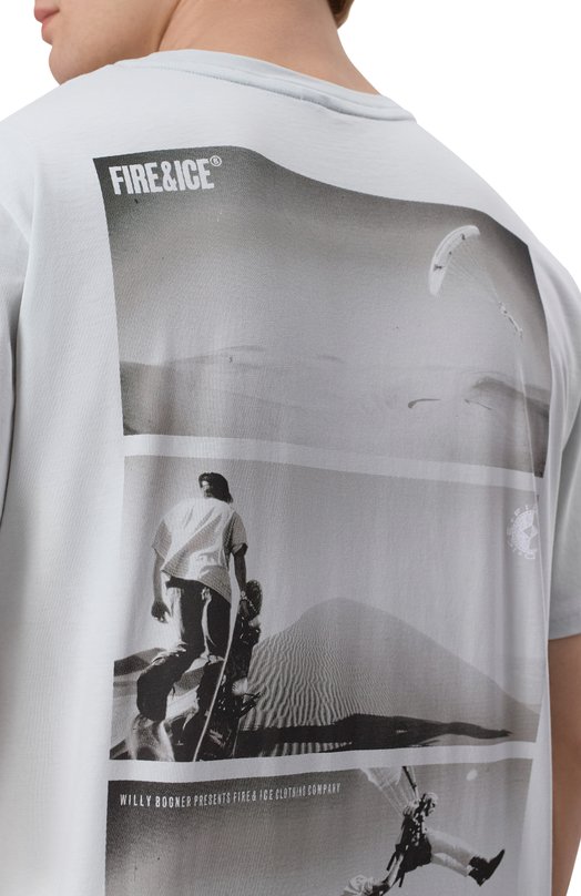 Хлопковая футболка Bogner Fire+Ice 54407308 Серый  54407308 Фото 5