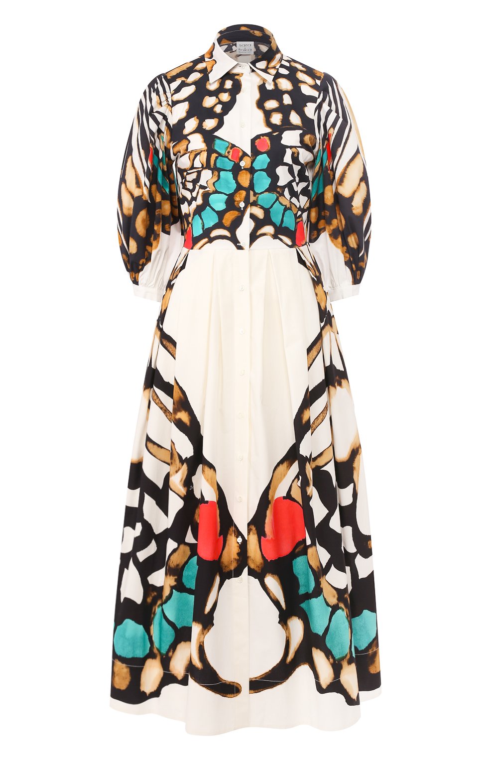 Хлопковое платье SARA ROKA, арт. LEDA95/31-SS2030, фото 1