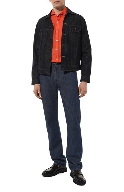 Льняная рубашка CANALI, арт. L7B1/GM02128, фото 2