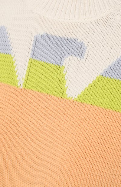 Хлопковый свитер EMPORIO ARMANI разноцветного цвета по цене 31900 руб., арт. 3R2MT2/2M09Z, фото 5 Хлопковый свитер EMPORIO ARMANI, арт. 3R2MT2/2M09Z, фото 5