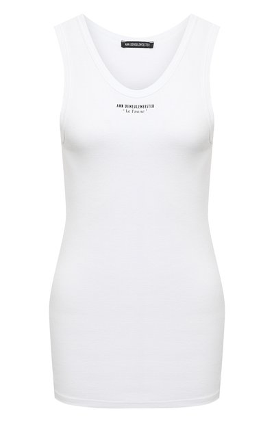 Женская хлопковая майка ANN DEMEULEMEESTER, арт. 2002-2451-P-236-001