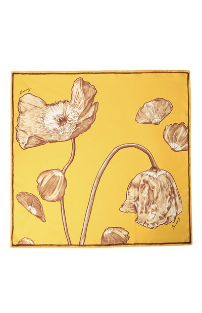 Шелковый платок BURBERRY, арт. 8108329, фото 4