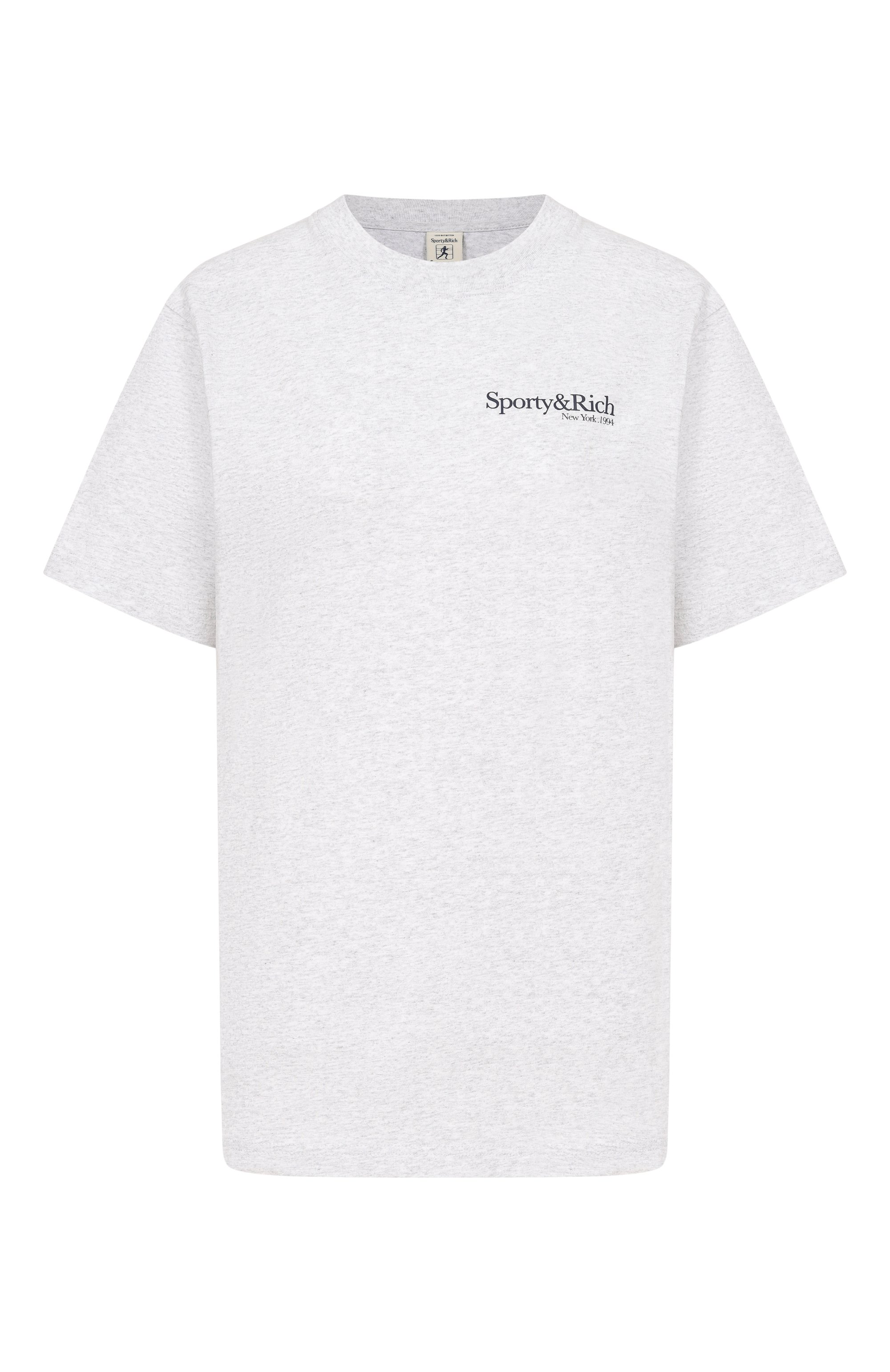 Хлопковая футболка SPORTY AND RICH, арт. T004362175GY03, фото 1