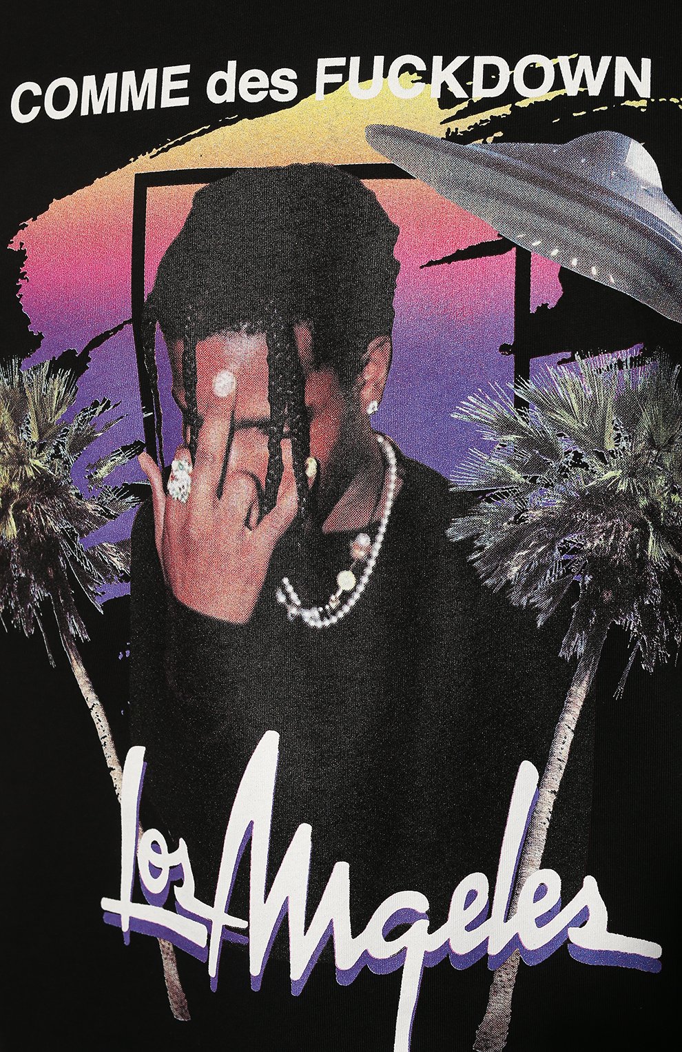 Хлопковая футболка COMME DES FUCKDOWN, арт. CDFU1637STMM, фото 5