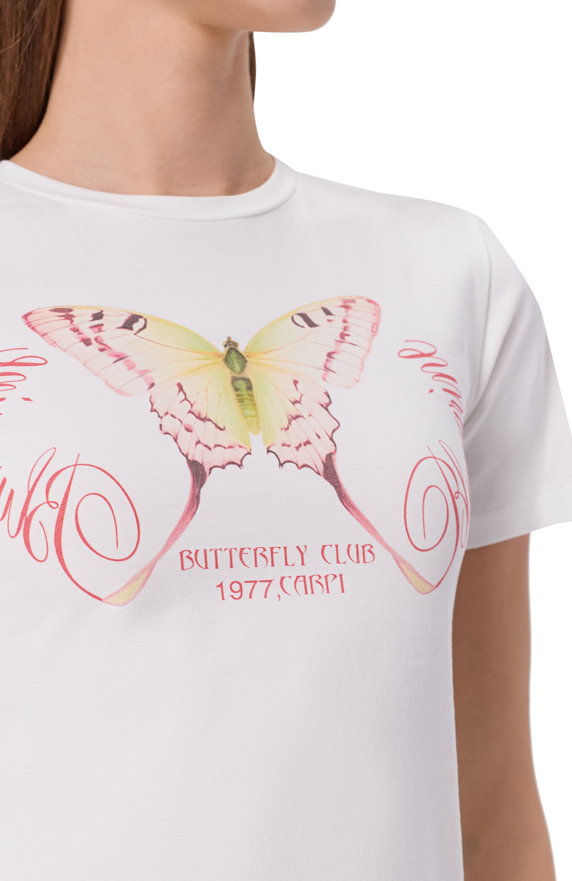 Хлопковая футболка BLUMARINE, арт. 4T106A/TJ0023, фото 5