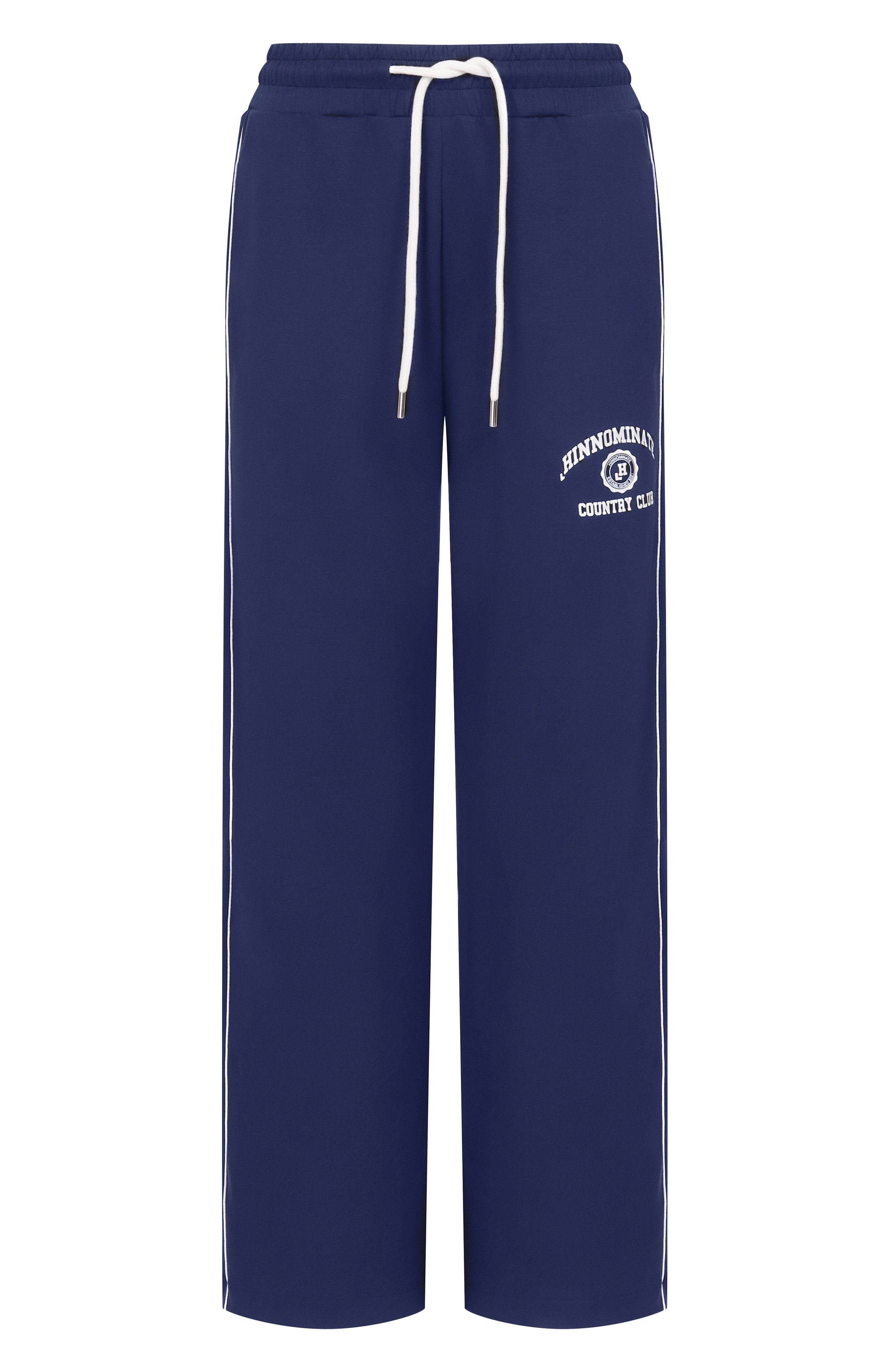 Брюки HINNOMINATE синего цвета по цене 15750 руб., арт. HMABW02465, фото 1 Брюки HINNOMINATE, арт. HMABW02465, фото 1