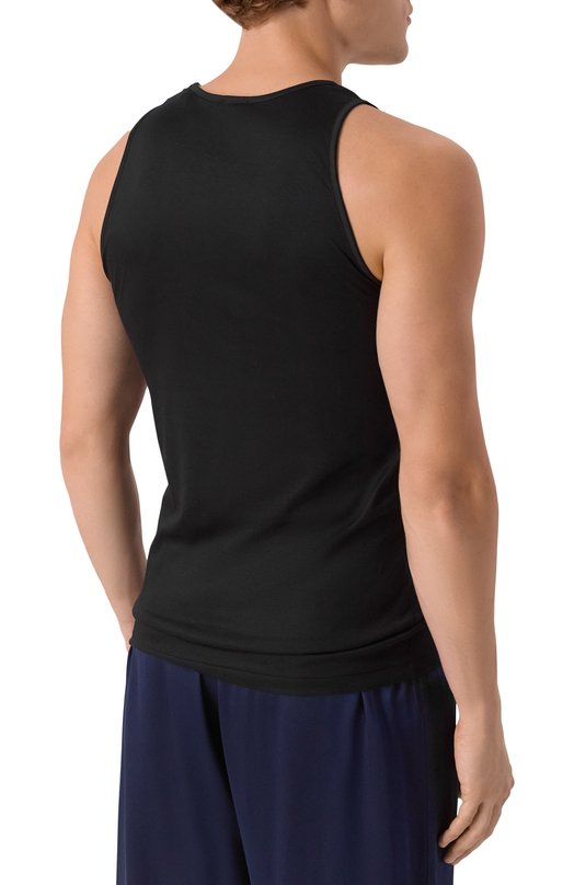 Хлопковая майка Zimmerli 286-1440 Чёрный  286-1440 Фото 4