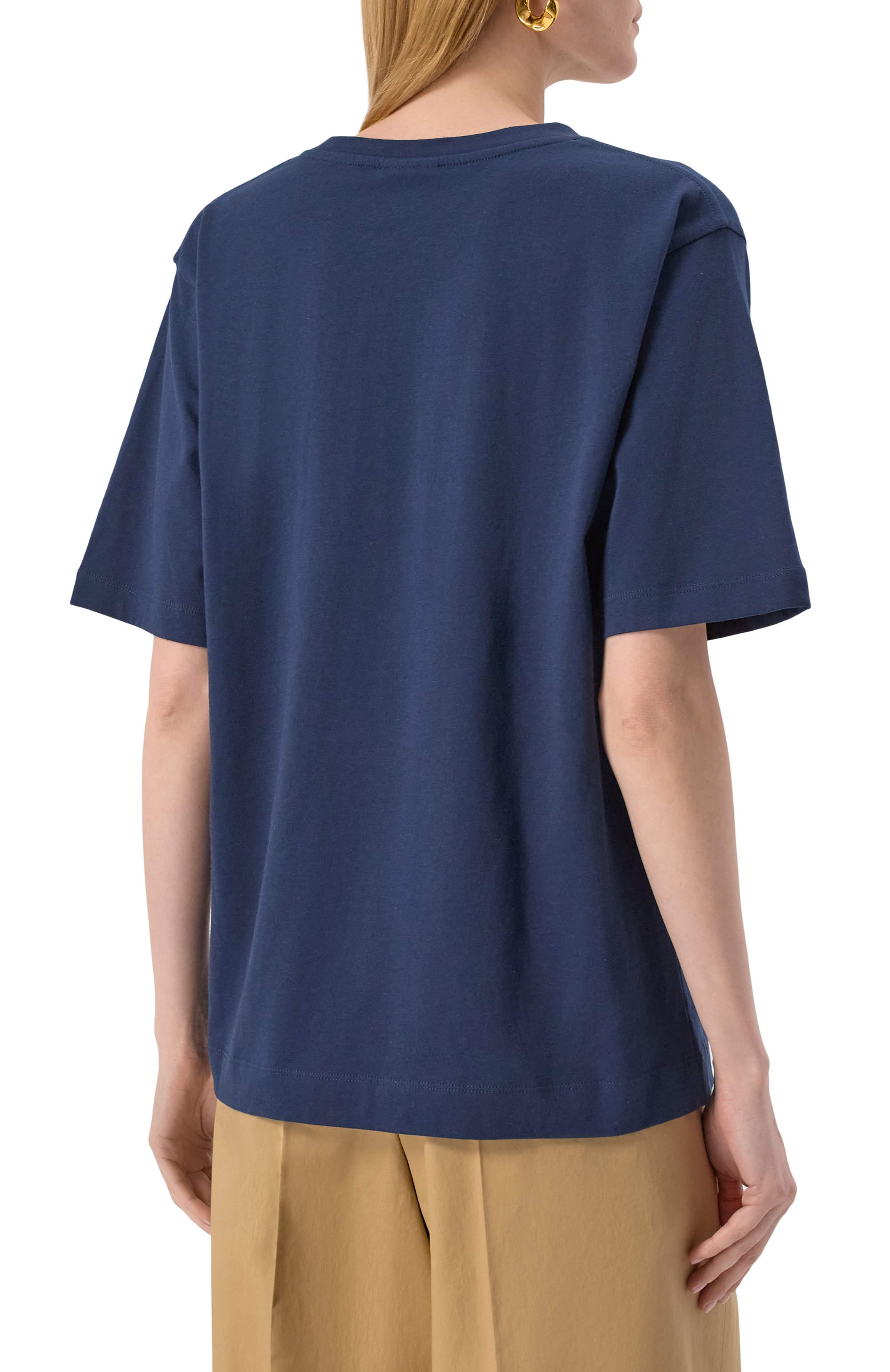 Хлопковая футболка DRIES VAN NOTEN, арт. 251-011128-1600, фото 4