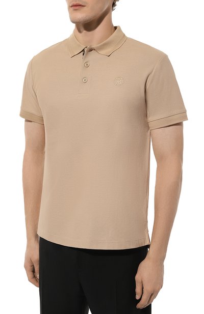 Хлопковое поло BURBERRY, арт. 8083157, фото 3