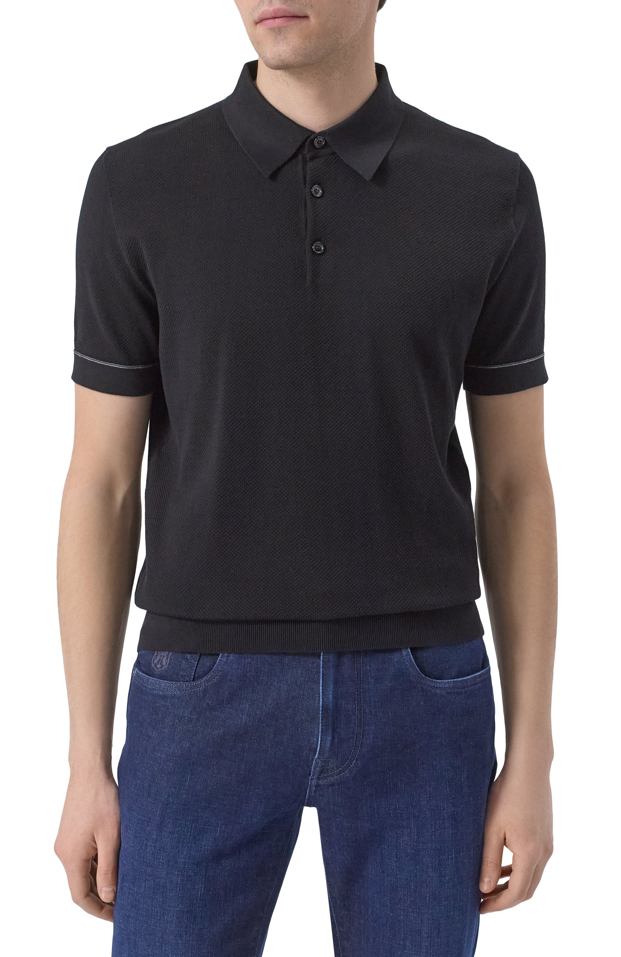 Хлопковое поло BRIONI, арт. UMR200/P0K15, фото 3