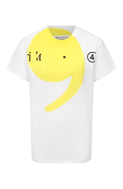 Женская хлопковая футболка MAISON MARGIELA, арт. S51GC0503/S22816