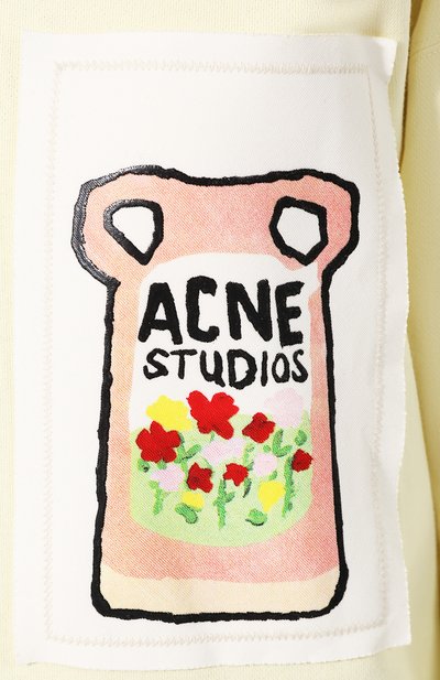 Хлопковый свитшот ACNE STUDIOS, арт. AI0039, фото 5