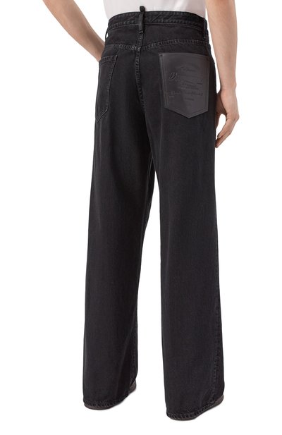 Джинсы loose DSQUARED2 черного цвета по цене 72000 руб., арт. S74LB1768/D30015, фото 4 Джинсы loose DSQUARED2, арт. S74LB1768/D30015, фото 4