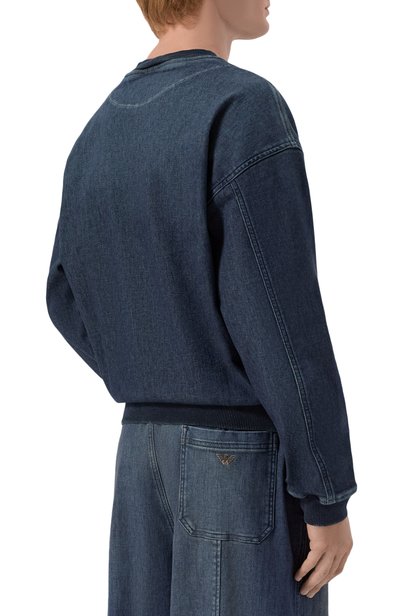 Хлопковый свитшот EMPORIO ARMANI, арт. EM006614/AF27722, фото 4